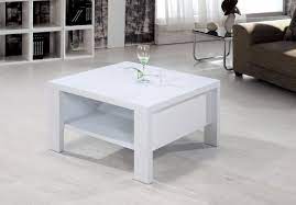 Peru Square Coffee Table High Gloss White