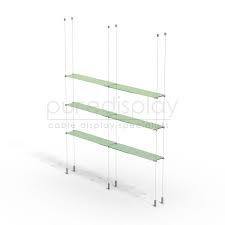 Cable Display Glass Shelving Set 2x3
