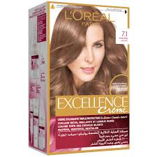 Buy Loreal Paris Excellence Creme 7 1 Ash Blonde Hair Color