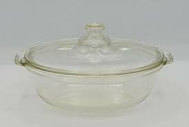 Vintage Pyrex Oval Clear Glass Small
