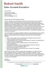 s account executive cover letter