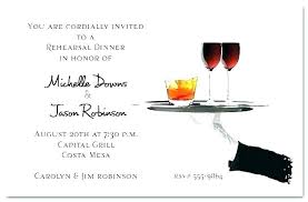 Wine Dinner Invitation Template