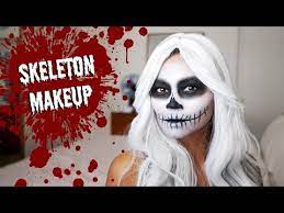 skeleton makeup tutorial for halloween