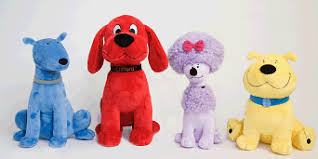Dog stuffed animal with book. New At Kohl S For Back To School Clifford Books And Plush Toys For 5 Each A Fantastic Giveaway Hip Mama S Place
