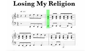 r e m losing my religion sheet