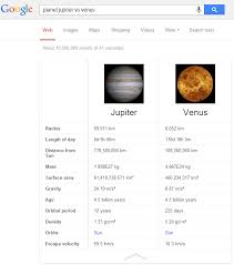 Comparing Planets Moons And Dwarf Planets In Google Space