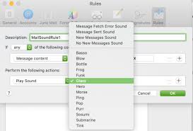 Create rules in mail on the apple mac to sort incoming messages. How To Have Mac Mail Play A Sound When Receiving An Email With Specific Text