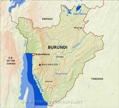 Lake map tanganyika vectors (42). Burundi Physical Map