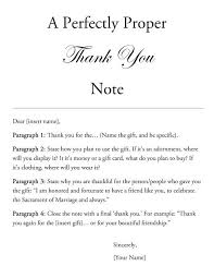 Style Horse A Perfectly Proper Thank You Note Life