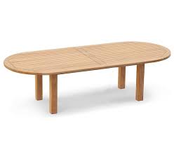 Orion Teak Oval Outdoor Dining Table