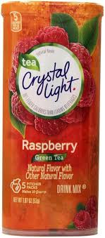 Crystal Light Green Tea Raspberry Drink Mix 10 Quart 5 Count 1 87 Ounce Packages Pack Of 6 To View Fu Raspberry Drink Raspberry Iced Tea Raspberry Tea
