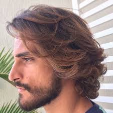 Long hair long hair is a daring choice that helps cover half of your peak by sweeping the strands to a side and wearing it down your shoulder and back. 55 Medium Length Hairstyles For Men Styling Tips Men Hairstyles World