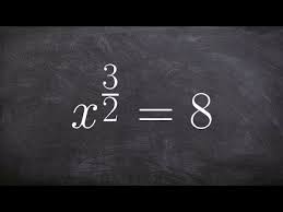 Solve An Equation With Fraction Powers