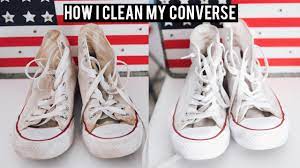 How I Clean my White Converse | QUICK EASY SIMPLE - YouTube