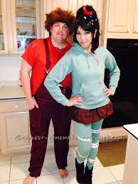 Discover the magic of the internet at imgur, a community powered entertainment destination. Coolest Wreck It Ralph And Vanellope Von Schweetz Couple Halloween Costume