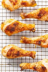 Bake the chicken for 20 minutes then flip sides and continue baking for another 15 to 25 minutes (this step is optional as you can cook chicken drumstick in the oven without the need to flip it). Super Crispy Baked Chicken Legs Drumsticks Recipe Wholesome Yum