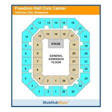 Freedom Hall Johnson City Seating Chart Rows 2019