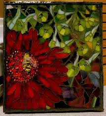 Mosaic Flowers Mosaic Wall Art Mosaic