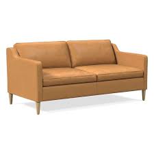 hamilton leather sofa 70 91 west elm