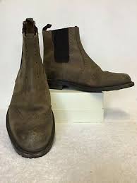 Mens Handmade Chelsea Boots Brown Custom Made Pure Leather