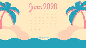 46+] June 2020 Calendar Wallpapers on ...