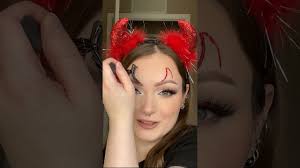 easy devil makeup makeuptutorial