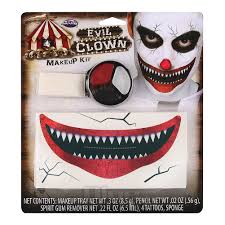 blue banana evil clown make up kit