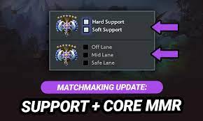 We don't have official and specific info from valve. New Dota 2 Ranked Roles Core And Support Mmr