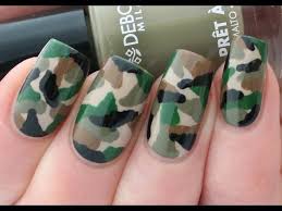 camouflage nail art tutorial you