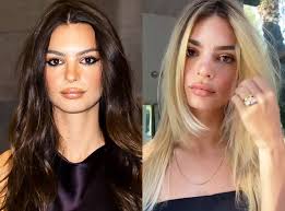 Majestic black hair looks good with a nola complexion. Emily Ratajkowski Kisses Her Brunette Hair Goodbye With Major Transformation Bioreports