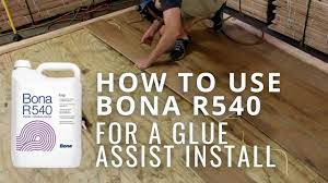 how to use bona r540 for a glue ist
