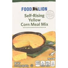 here at food lion corn meal mix