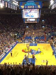 allen fieldhouse section 22 home of