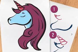 How To Draw A Unicorn Head For Kids | It's Ingenious!
