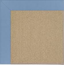 sisal rug with navy border at rug studio