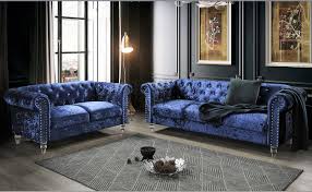 u9550 sofa set dark blue global