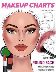 makeup charts face charts for makeup
