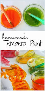 Homemade Tempera Paint Recipe Learn
