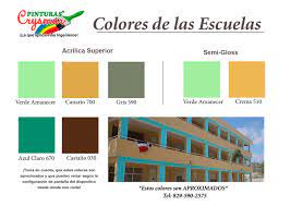 carta de colores pinturas crysmar