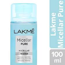 lakme micellar pure water makeup