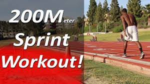how to run faster 200 meters x 6