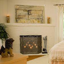 Decorating Fireplace Spring Summer