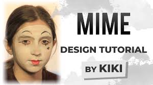 mime face painting tutorial you