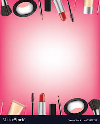 cosmetic set background royalty free