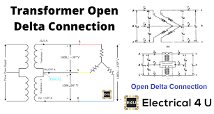 One wire feeds into a 15kva transformer, the second into a 25kva transformer, and they call this an open bank, (one missing) 3 phase power system. Open Delta Transformer Connection Calculation Diagram Electrical4u