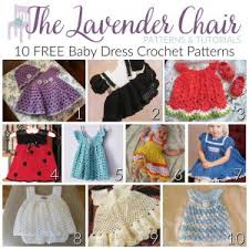 free baby dress crochet patterns the