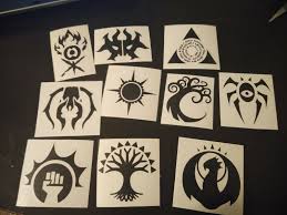 guilds of ravnica sticker decals set