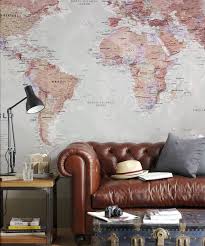 8 World Map Wallpapers To Suit Any Home