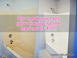 how to refinish your bathtub for 50