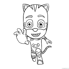 21 pj masks printable coloring pages for kids. Pj Masks Coloring Pages Tv Film Pj Masks Catboy Printable 2020 06444 Coloring4free Coloring4free Com